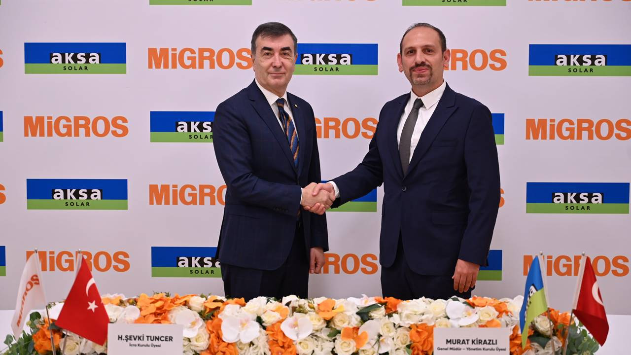 Migros ile Aksa’dan güneş enerjisi anlaşması